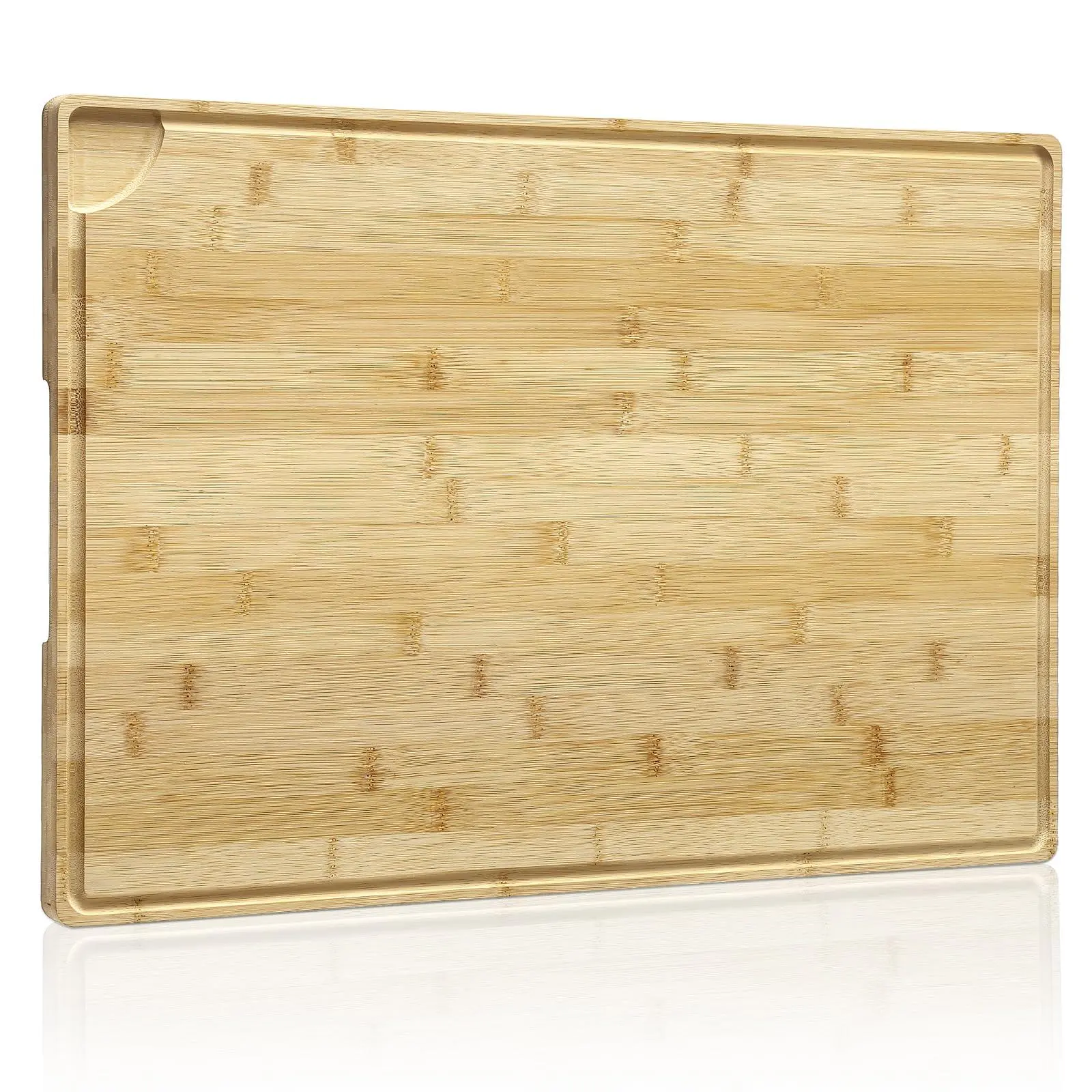24 x 16 in Bamboo Cutting Board, Large Kitchen Chopping Board with Juicy Groove, Wooden Butcher Block Cutting Board Perfect for Meat, Cheese, Vegetables, Fruits