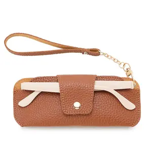 Sunglasses Case with Wrist Strap – Hard Shell Protective Eyewear Pouch, Portable Travel Glasses Holder, Pressure Resistant Storage Bag for Women Men