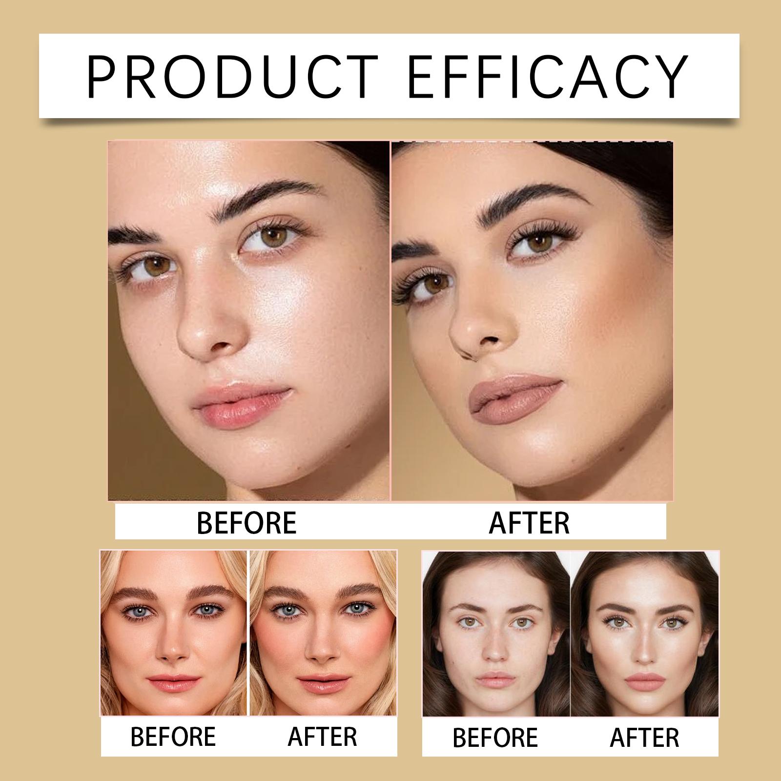 Makeup palette set combo; multifunctional beauty tool combo makeup box for stage looks, natural/no‑makeup looks, portable touch‑ups