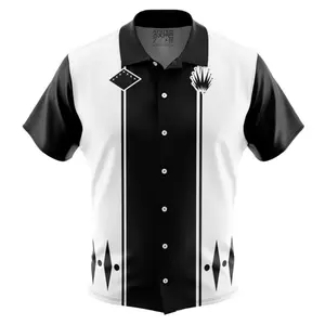 Zaraki Kenpachi Bleach Button Up Hawaiian Shirt | Cool Summer Ape Anime Vibes for Men & Fans for adults and children