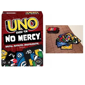 Genuine UNO Games Family Funny Entertainment Board Game Playing Cards Kids Toys Gift Box