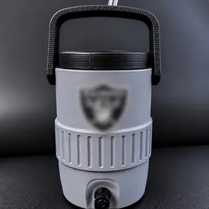 Black and Gray 12 oz Can Cooler