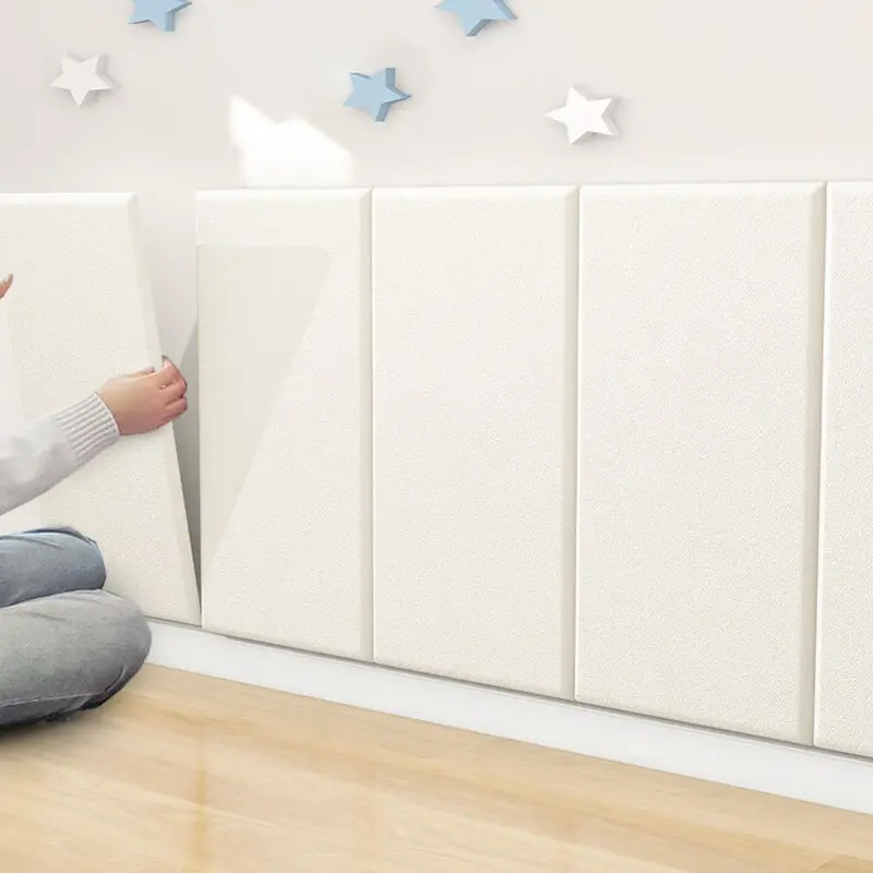 Self-Adhesive Wall Stickers, Soft Faux Leather Headboard Pads, Bedroom Decor Safety Bumper Protection, Easy Installation, Multiple Colors Available