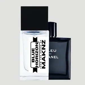 Blue Horizon Men's Fragrance - citrus, amber, woody, spicy, aromatic, smoky, fresh