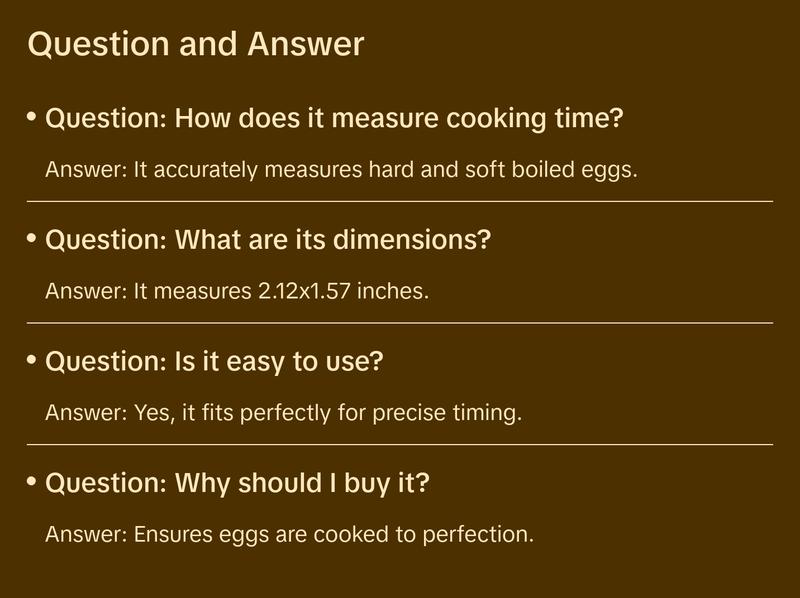 Color Changing Egg Timer - Accurately Measures Hard & Soft Boiled Eggs with Sensitive Indicator Kitchen Accessory 2.12x1.57 Inches