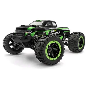 212 MAIN BlackZon Slyder 1/16 RTR 4WD Electric Off-Road Remote Control Truck - Green, Waterproof Parts, Li-Ion Pack, RC Crawler for Off-Road Play