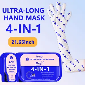 lansiyi Ultra-Long Hand Mask for Dry Rough and Cracked Hands,Moisturizing Nourishing Hand Masks,Hand Care Product for Women & Men Smooth Exfoliation,lmprove Dryness & Cracking,Moisturizing,Anti-Oxidation & Brightening hand cream strawberry arms skin