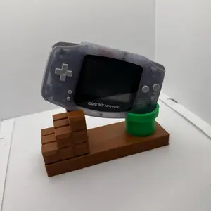 Mario Pipe Display Stand for Game Boy / GBA / 3DS – Retro Collector Holder