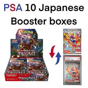PSA 10 Japanese Booster Boxes For live open only
