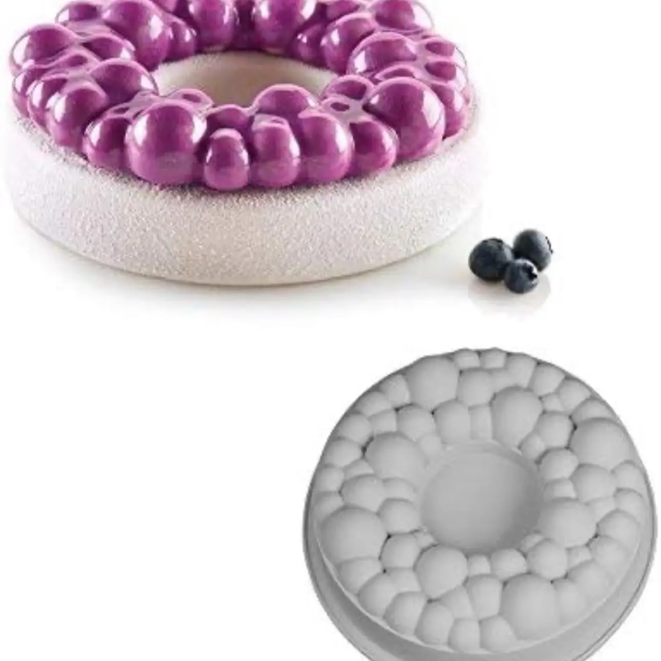 Silicone Bubble Crown Mold for Cake, Biscuits, Candy, and More