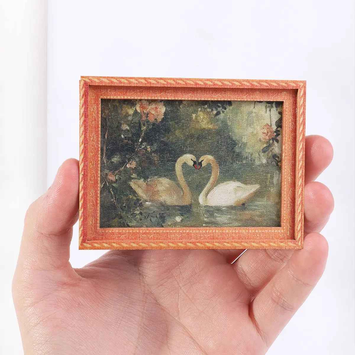 1PC Mini Photo Frame Refrigerator Magnet with Magnetic Backing and Fun Swan Design, Magnetic Picture Frame, Perfect Gift for Loved Ones, Unique and Creative Kitchen Decor, Home Decor Accessory, Magnet Picture Frames for Fridge