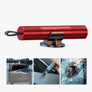 Emergency Escape Knock Off Hammer, for New Cars Daily Safety Protection, Car Safety Hammer Breaker, Underwater Operable Glass Breaker for Car Windows and Concealed Seat Belt Cutters in Car