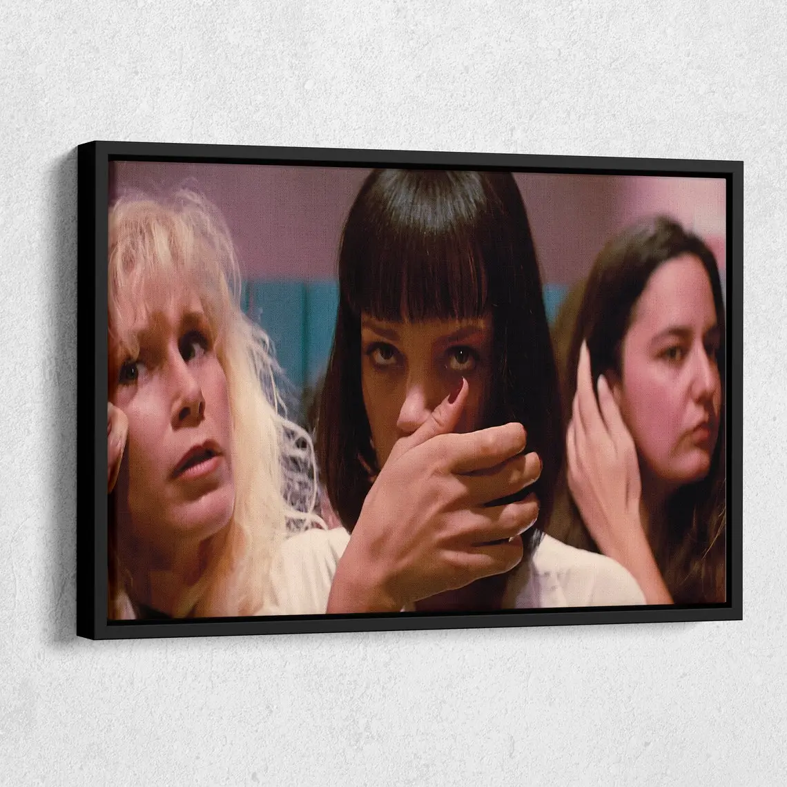 Pulp Fiction Mia Wallace Poster Movie Scene Wall Art Home Decor Framed Art Poster (UNFRAMED)
