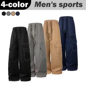 2026 New American Retro Work Pants for Men, Spring and Autumn Straight-Leg New Outdoor Paratrooper Pants for Men