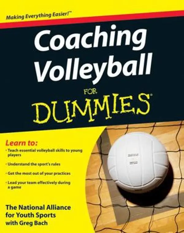 USED Book - Coaching Volleyball for Dummies by The National Alliance for Youth Sports (Paperback) - english