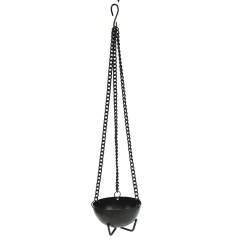 Burner - Hanging Black Cauldron Small 2.75” / 3.1 oz