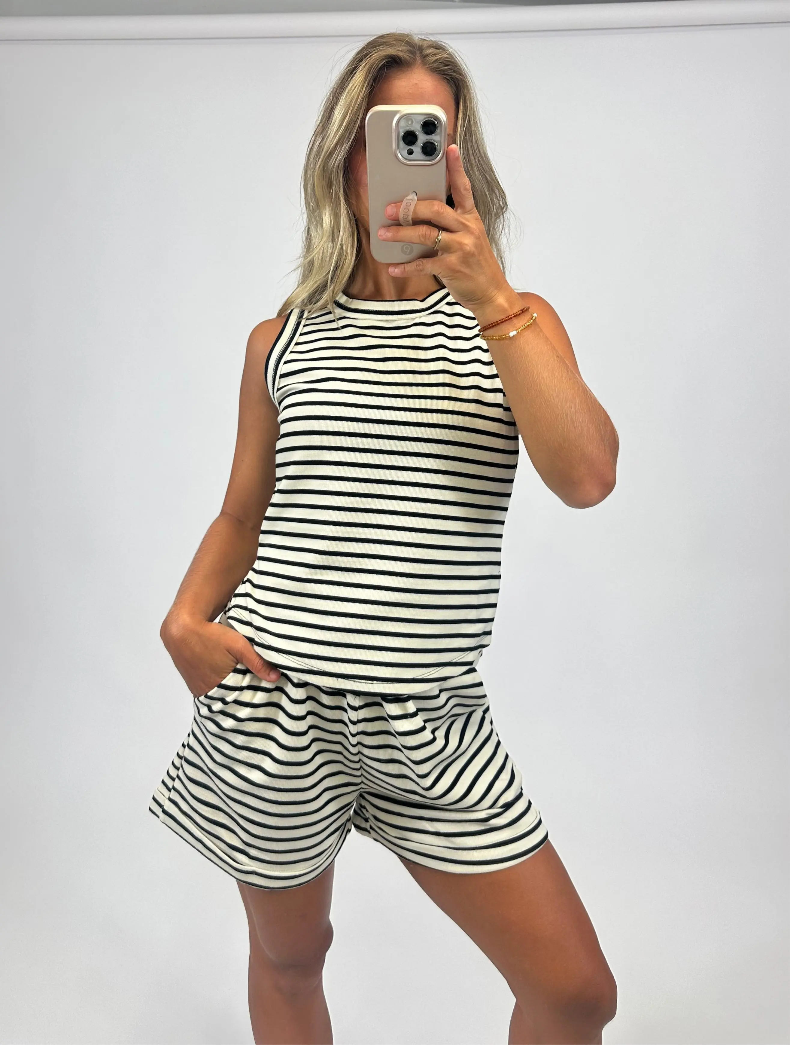 Metro Stripe Shorts