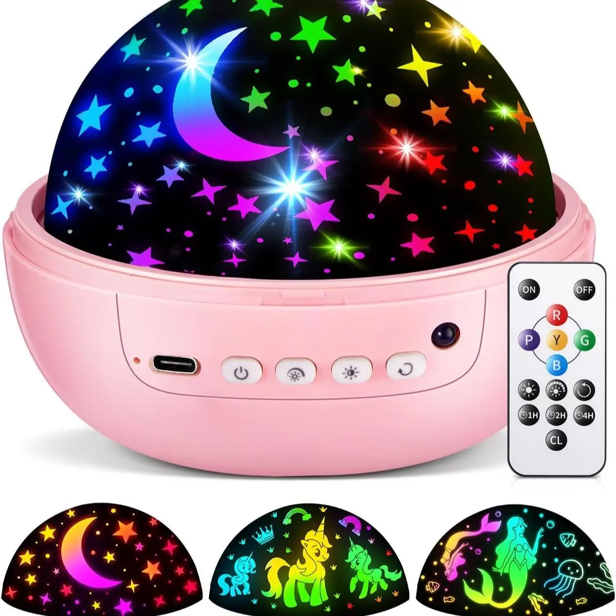 Star Projector +3 Films(Pink)