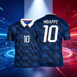 2026 France  10# Mbappé Short Sleeve Soccer Jersey Quick-Dry