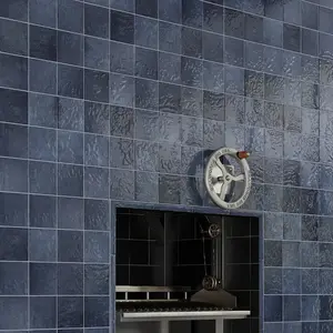 Dark Blue 5x5 Glossy Subway Ceramic Tile (57 pack, 10.76 sq ft/case)