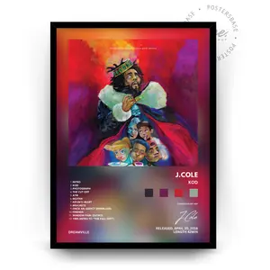 DICH - J.Cole'KOD' Poster - Unframed #242