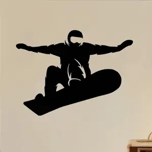 Snowboarder Metal Wall Art, Skiing-Themed Iron Decor for Sport Enthusiasts, Perfect for Wall Decoration and Home Artwork
