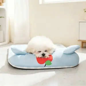 Adorable 3D Elephant Ice Silk Pet Bed | Cooling Latex Mat for Dogs & Cats | Summer Sleep Nest