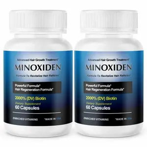 Minoxiden 2000% DV Hair Growth Formula Extra Strength Hair Regrowth Pills 120ct Healthcare Fitness Supplement Beauty Natural