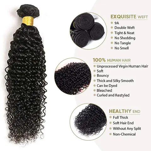 Bundles kinky curly 1pc