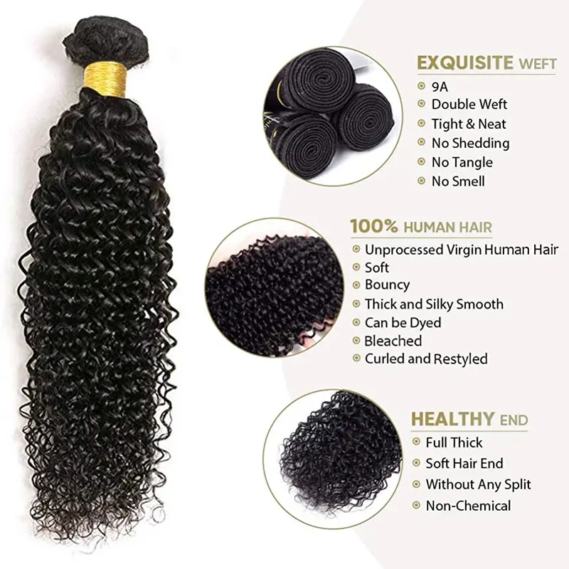 Bundles kinky curly 1pc