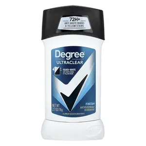 Degree UltraClear, Black + White, Antiperspirant Deodorant, Fresh, 2.7 oz (76 g) Degree UltraClear, Black + White, Antiperspirant Deodorant, Fresh, 2.7 oz (76 g)