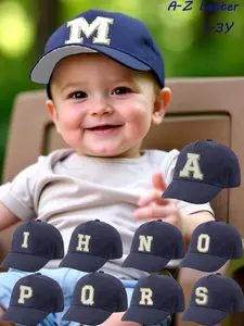 26-Letter Baseball Cap, Adjustable Children's Baseball Cap, Unisex Design for Boys and Girls, Durable and Comfortable, Suitable for Sports and Casual Wear, Letter Variety, Letter Embroidered Hat