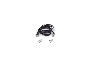 Belkin A3L791-12-BLK 12 ft. Cat 5E Black Patch Cable