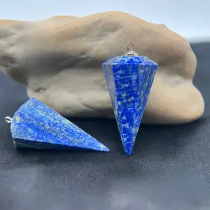 Natural Lapis Lazuli Pendant Afghan Raw Ore Gemstone Without Optimized Lapis Lazuli Pendant  DIY Jewelry Marking Designer for Necklace Bracelet Eearrings Men and Women Gift