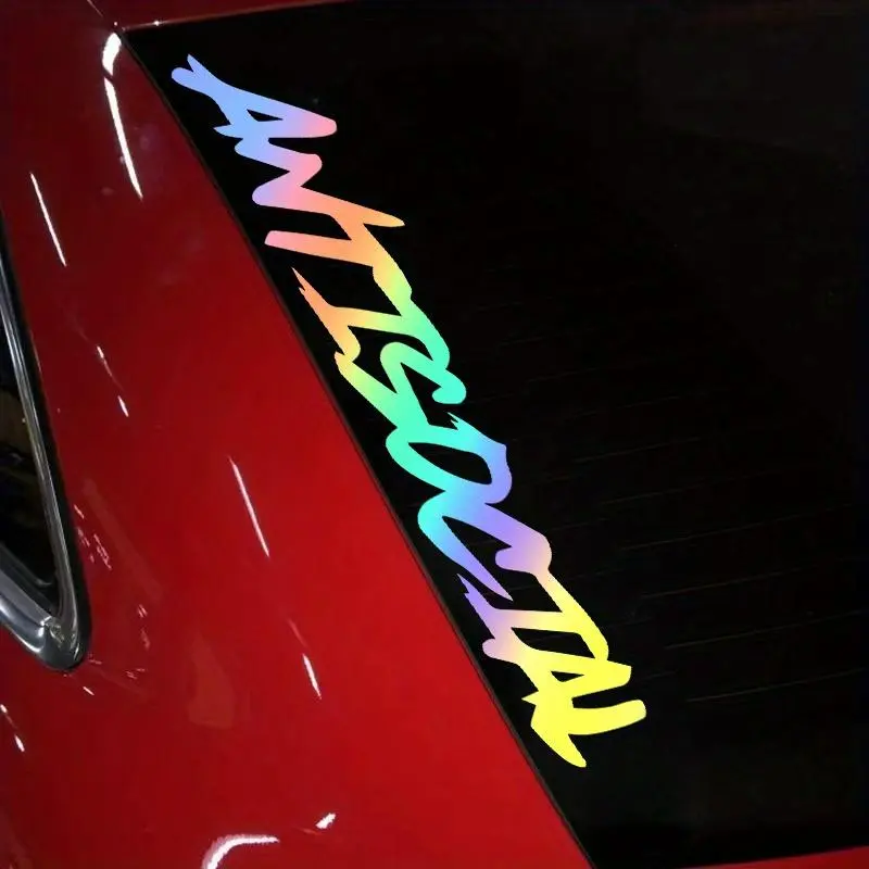 Car A-pillar Sticker, Waterproof & Sunproof Car Sticker, High Quality Durable Decals for Car Front & Rear Windshield Body Door Decoration, Gloss Vinyl Decal, Automotive Vinyl Decal, Car Window Decal, Decal for Cars
