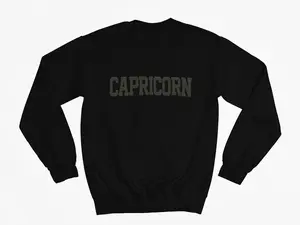 Capricorn Zodiac Graphic Print Hoodie for Men, Astrology Sweatshirt, Casual Cotton Menswear Hoodie Tops Pullover Long Sleeve graphic Hooded Sweatshirt
