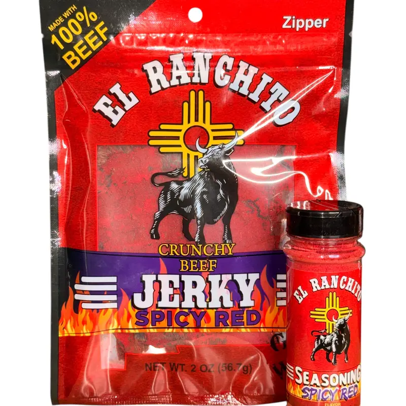 Spicy Red Bundle (2oz Jerky + Seasoning)