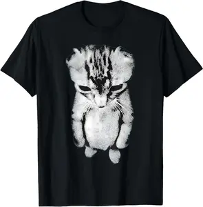 El Gato Munchkin Kitten Art T-Shirt   100% cotton T-shirt