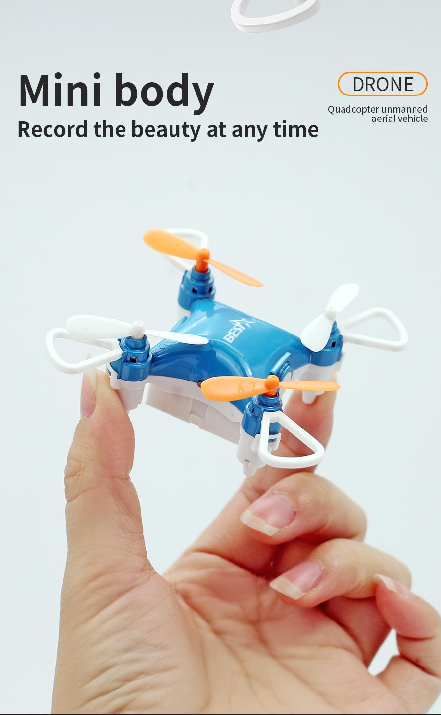 New upgraded version Drone Mini RemoteControl Aircraft New 360° dazzling flipChildren's Toy Micro Aircraft Fixed HeightQuadcopter Electronic flying toys Children'sgifts Cameras Controller