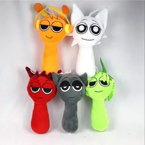 Cute Cartoon Plush Toy, 1 Count Colorful Stuffed Toy, Soft Stuffed Animal, Emotional Expression Plushies, Ideal Birthday & Holiday Gift