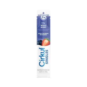 Cirkul Singles FitSip Mixed Berry Liquid Stick Pack - Zero Calories No Sugar Electrolytes Flavor Pack