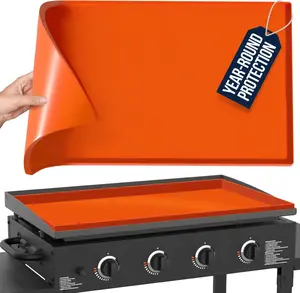 Silicone Griddle Cover for Blackstone - 28 Inch Griddle Cover for Blackstone Heavy Duty Silicone Griddle Cover Protect Griddle from Dirt, Rust and Insects Silicone Griddle Mat