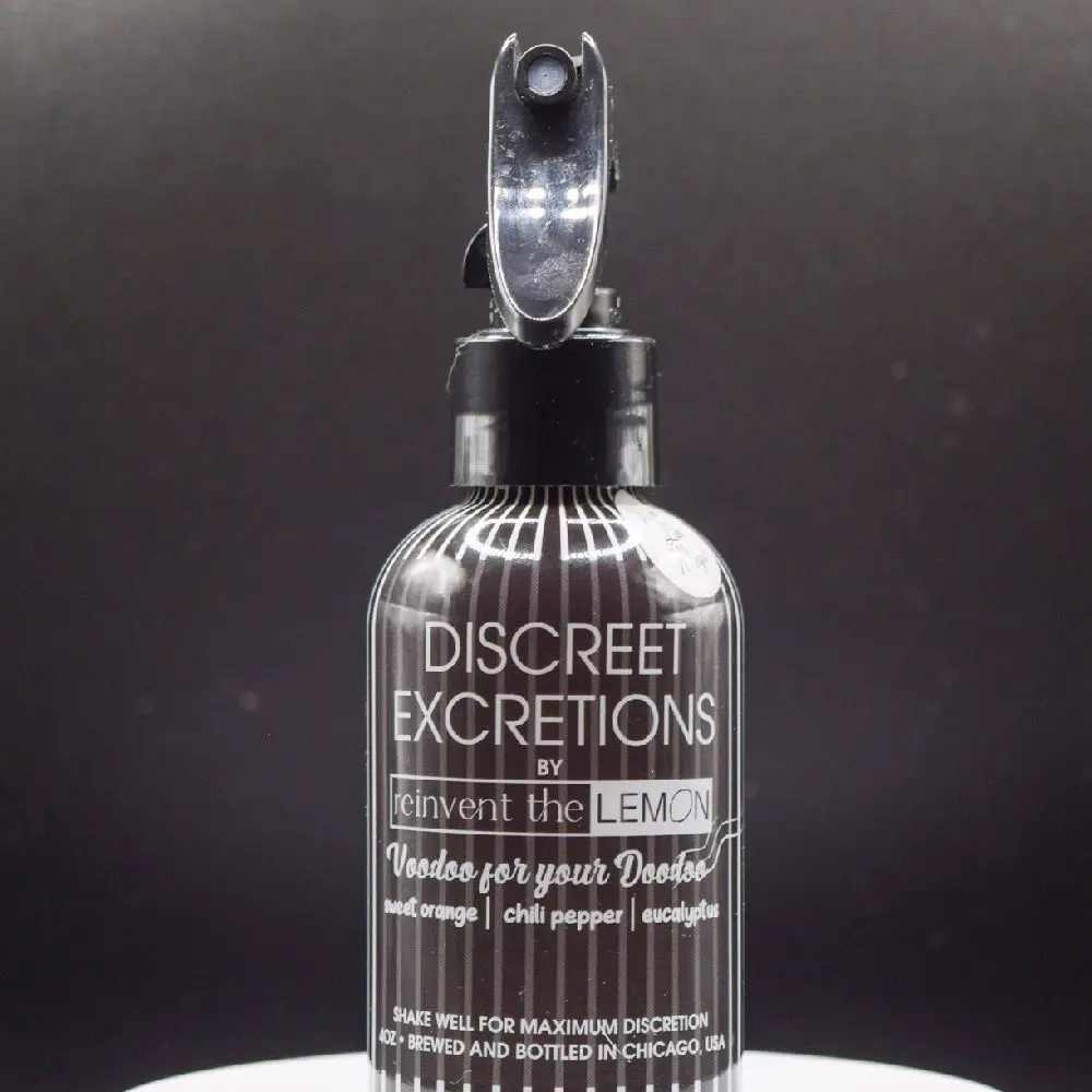 Discreet Excretions Toilet Spray | Voodoo for your Doodoo Discreet Excretions Toilet Spray | Voodoo for your Doodoo