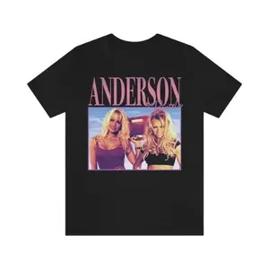 Vintage 90'S Retro Style Pamela Anderson Graphic Tee - Fashion Statement For True Fans!