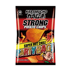 KOIKEYA Karamucho Spicy Potato Chips - Extra Hot Flavor, 175g Family Size Bag