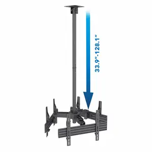 Triple TV Display Ceiling Mount