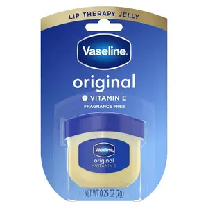 Vaseline Lip Therapy For Dry, Chapped Lips Original Mini Hydrating Lip Balm, 0.25 oz