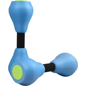 Two piece set of water dumbbells for swimming pool sports -- foam water counterweight for aerobics and fitnessRAIMENTRY
