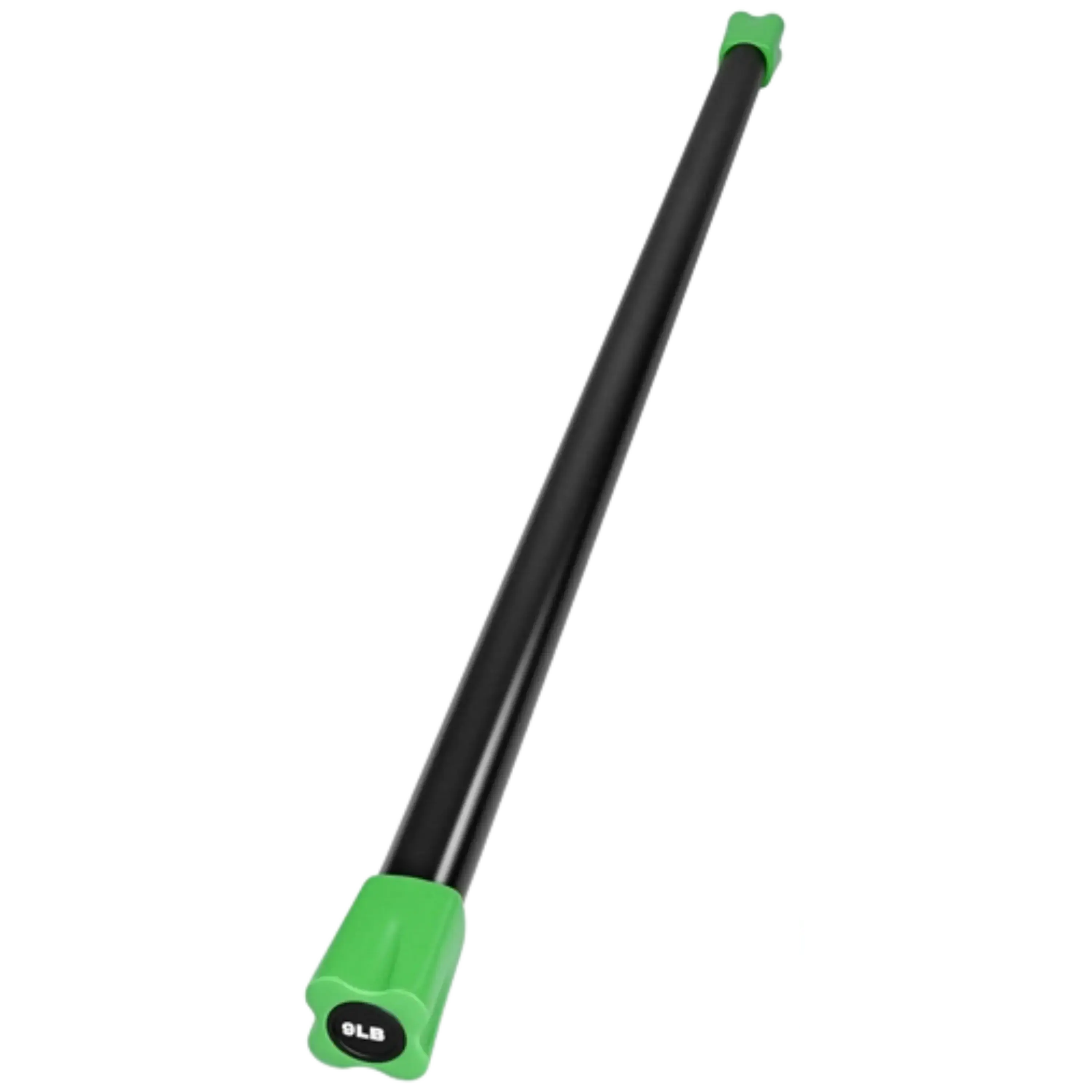 French Fitness Weighted Body Fitness Bar 9 lbs - Green (New)
