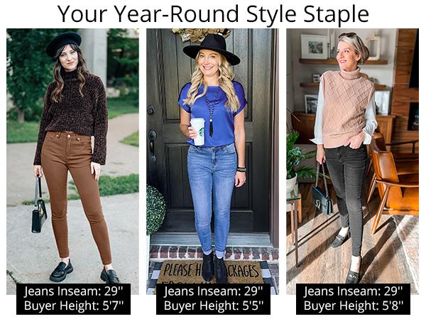 GRAPENT Skinny Jeans for Women High Waist Stretchy Classic High Rise Slimming Jeggings Denim Trousers Pants Womenswear Bottoms SpringStatements